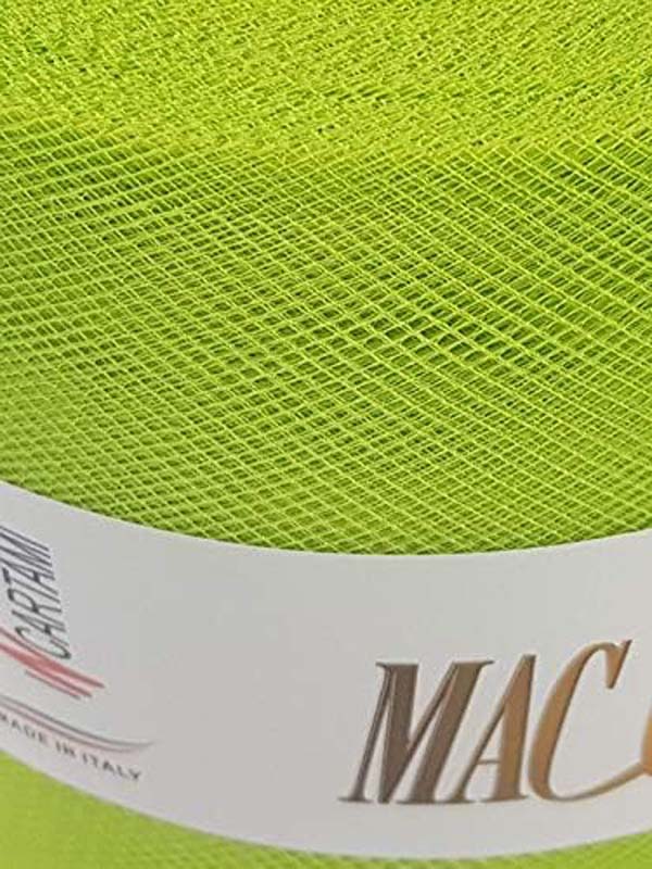 Rotolo tulle altezza 12.5 centimetri MAC VERDE MELA 558 47 MT100 - immagine 3