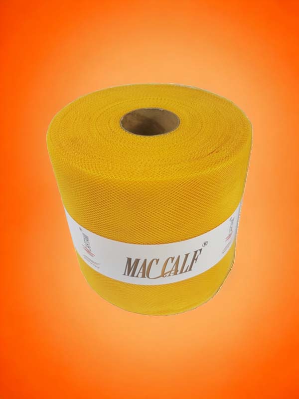 Rotolo tulle altezza 12.5 centimetri MAC GIALLO OCRA 29 MT100 - immagine 15