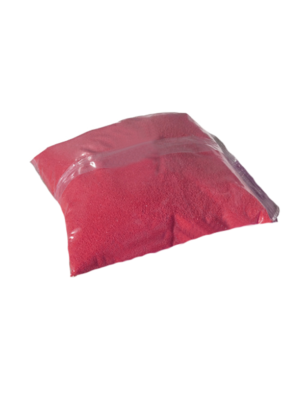 1 KG SABBIA COLORATA 04-07 MILLIMETRI PER COMPOSIZIONI FLOREALI HOBBY FAI DA TE ROSSA - immagine 7