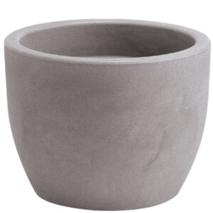 VASO HERA RESINA diametro 60 H45 colore BIANCO , base d43 , interno d51 h 45 LITRI 107