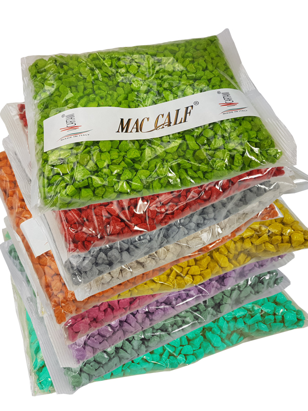 1 KG PIETRA COLORATA 05-07 MILLIMETRI PER COMPOSIZIONI FLOREALI HOBBY FAI DA TE ROSSO - immagine 3