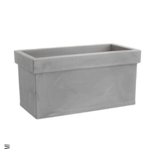 CASSETTA RESINA THEMIS 80X40 H40 CENERE
