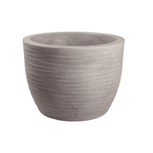 VASO HERA RESINA ELEG D50 H38 CENERE