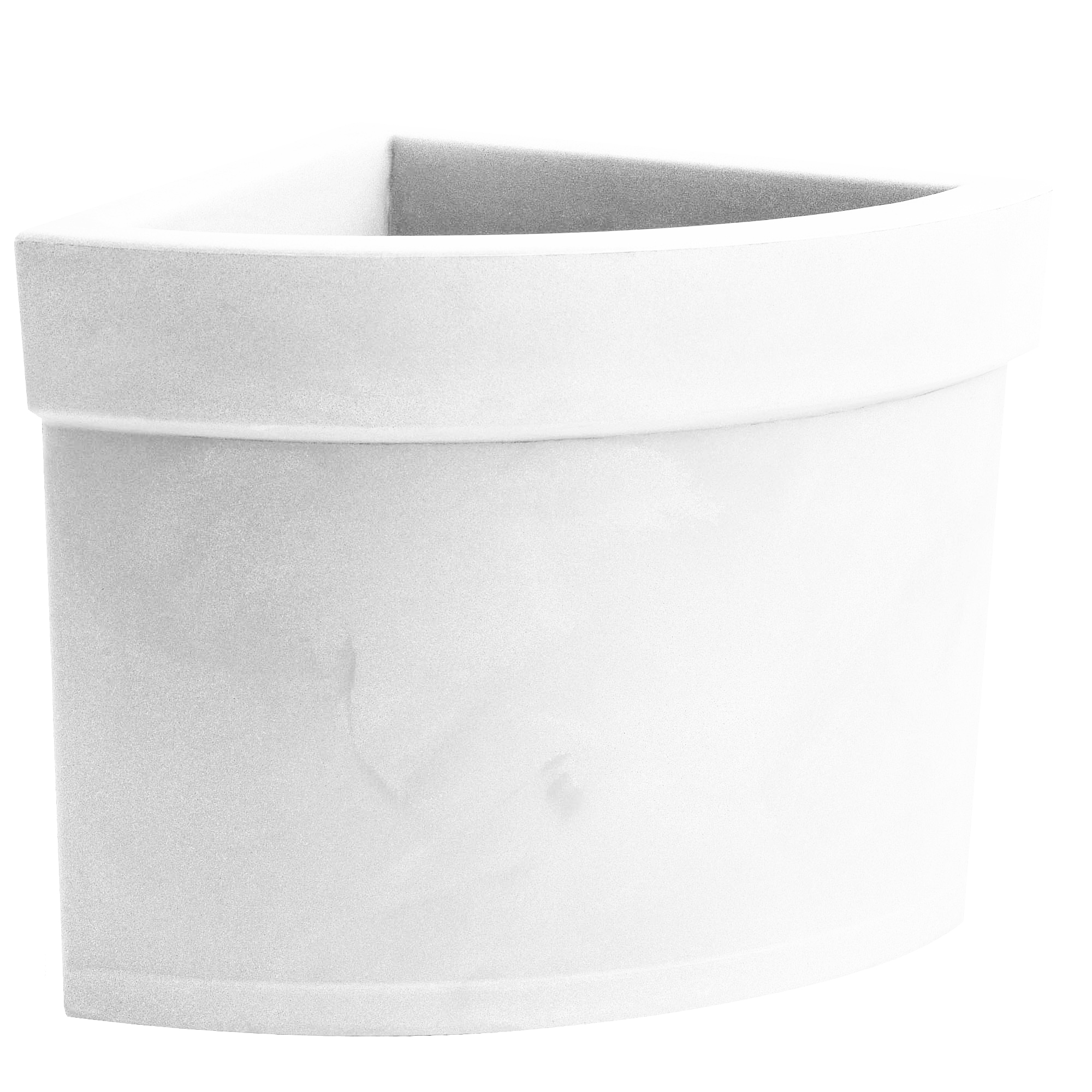 ANGOLARE RESINA THEMIS 40X40 H40 BIANCO