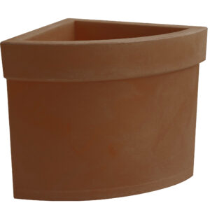 ANGOLARE RESINA THEMIS 40X40 H40 CORTEN