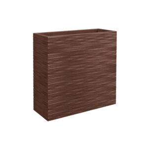 VASO RESINA SEPARE 80X40 H75 CORTEN