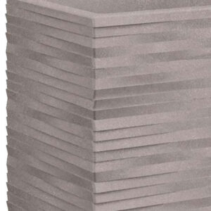 VASO RESINA SEPARE 80X40 H75 CENERE