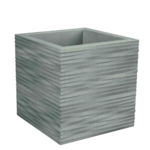 VASO CUBO ELEGANCE 30X30 CENERE