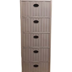 CASSETTIERA 5 MAGICA 40X40X98 TORTORA