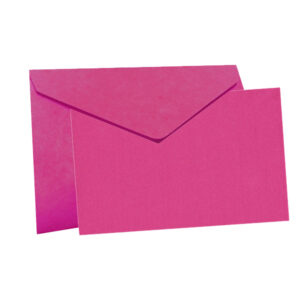 BUSTA E BIGLIETTO FUXIA 11X7 PZ 100+100