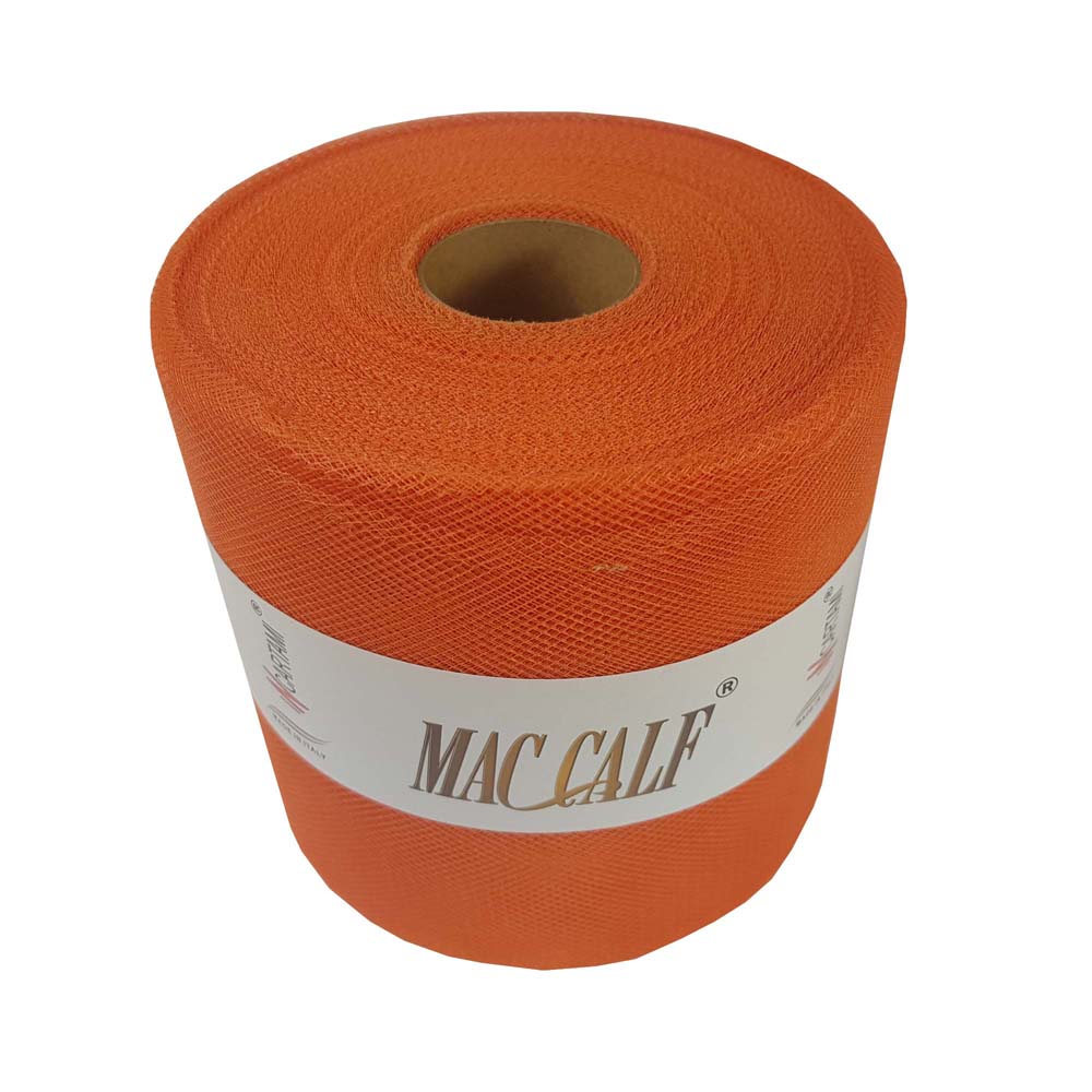 Rotolo tulle altezza 12.5 centimetri MAC ARANCIO 580 11 MT100 - immagine 6