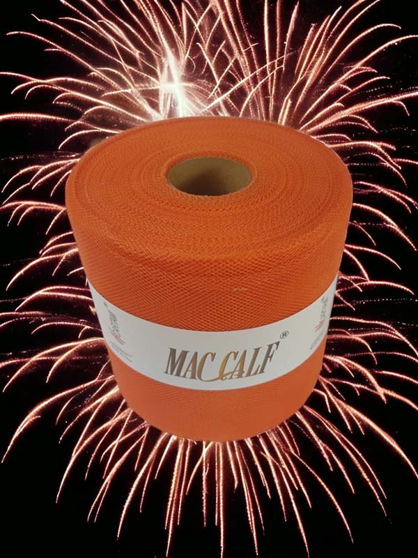 Rotolo tulle altezza 12.5 centimetri MAC ARANCIO 580 11 MT100 - immagine 9