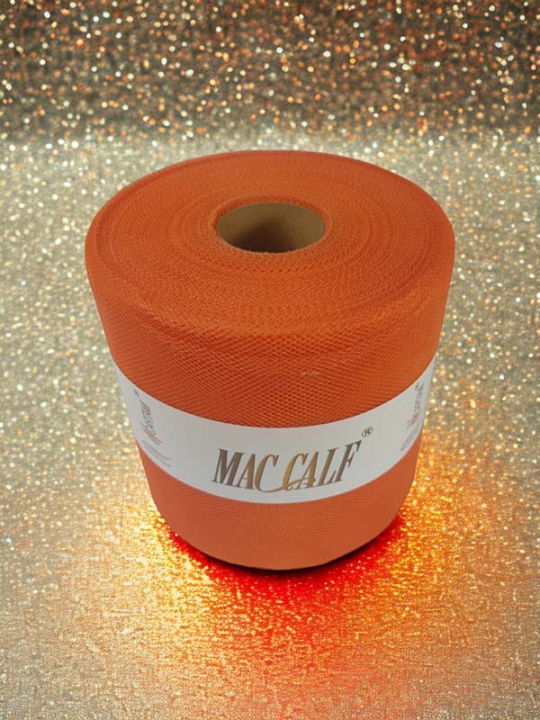 Rotolo tulle altezza 12.5 centimetri MAC ARANCIO 580 11 MT100 - immagine 11