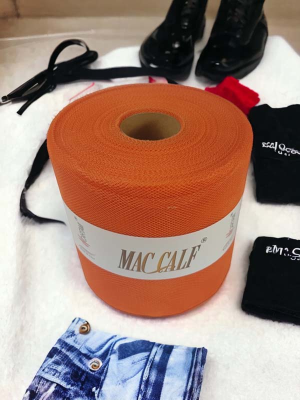 Rotolo tulle altezza 12.5 centimetri MAC ARANCIO 580 11 MT100 - immagine 16
