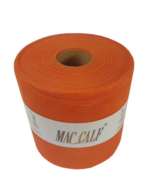 Rotolo tulle altezza 12.5 centimetri MAC ARANCIO 580 11 MT100 - immagine 4