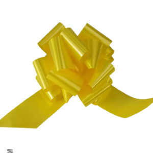 50 COCCARDA Nastro 50MM Giallo 58 Rapid SVELTO Tirante Matrimoni Auto Feste Eventi Vari