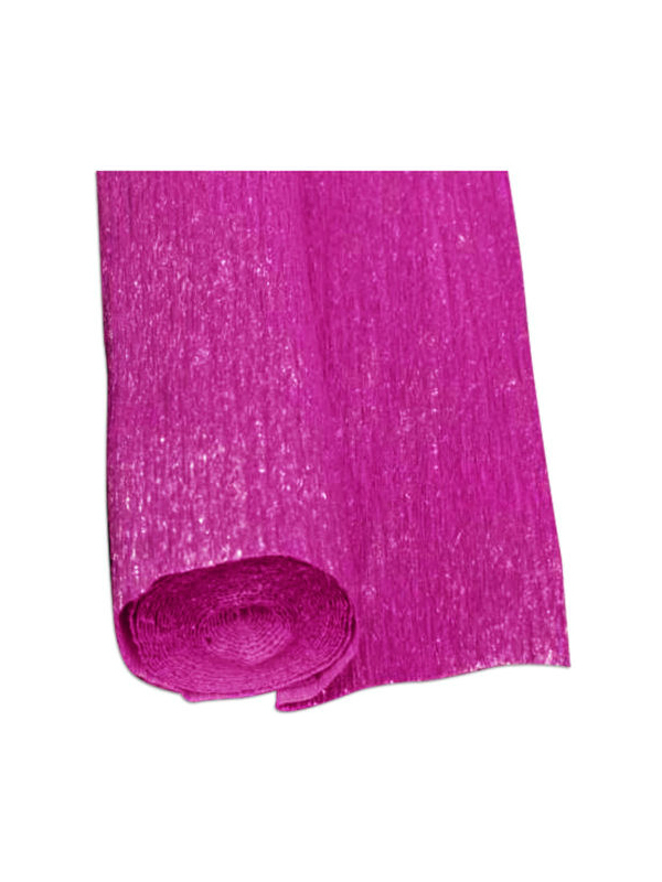 CARTA CRESPA METALL FUXIA 806 PZ5
