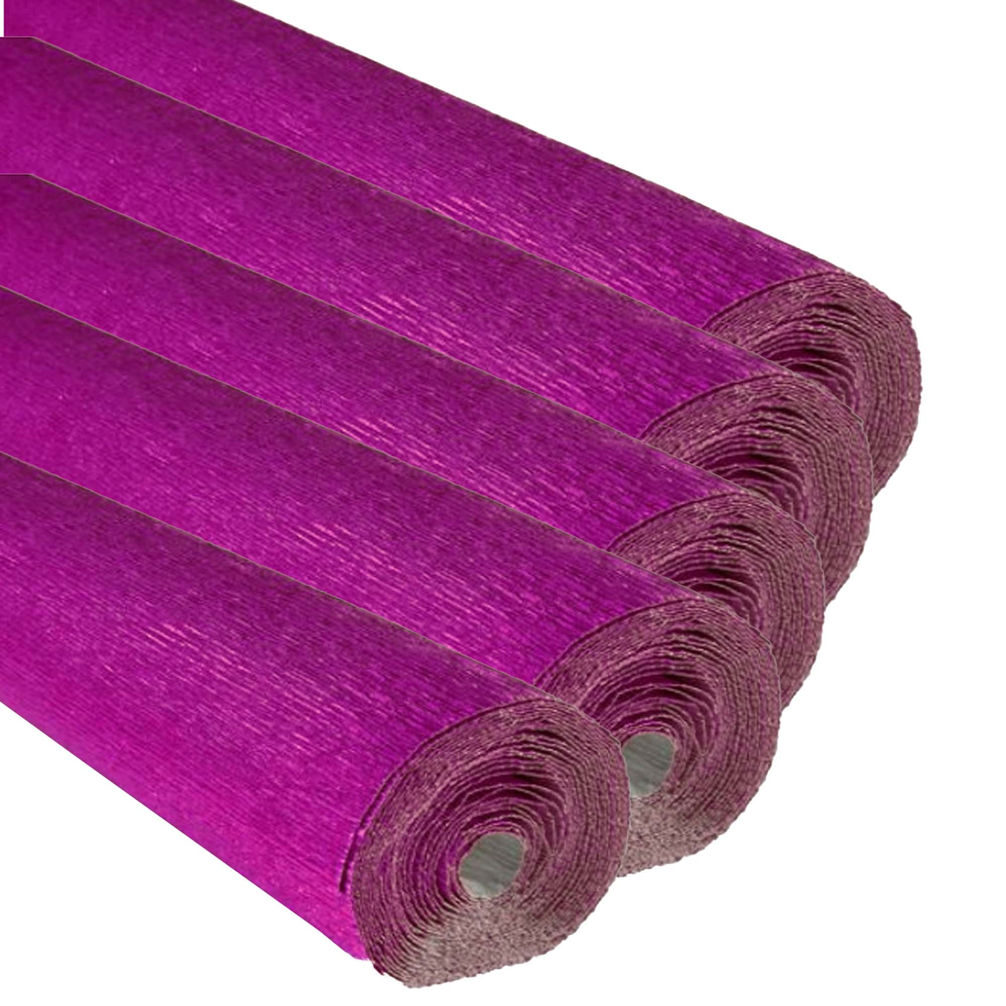 CARTA CRESPA METALL FUXIA 806 PZ5 - immagine 2