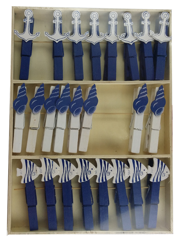 SCAT MOLLETTE MARE SEGNAPOSTO LEGNO PZ24 - immagine 3