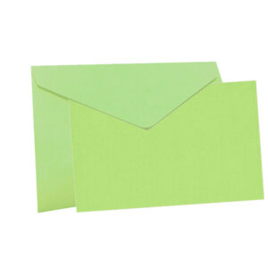 BUSTA E BIGLIETTO VERDE 11X7 PZ 100+100