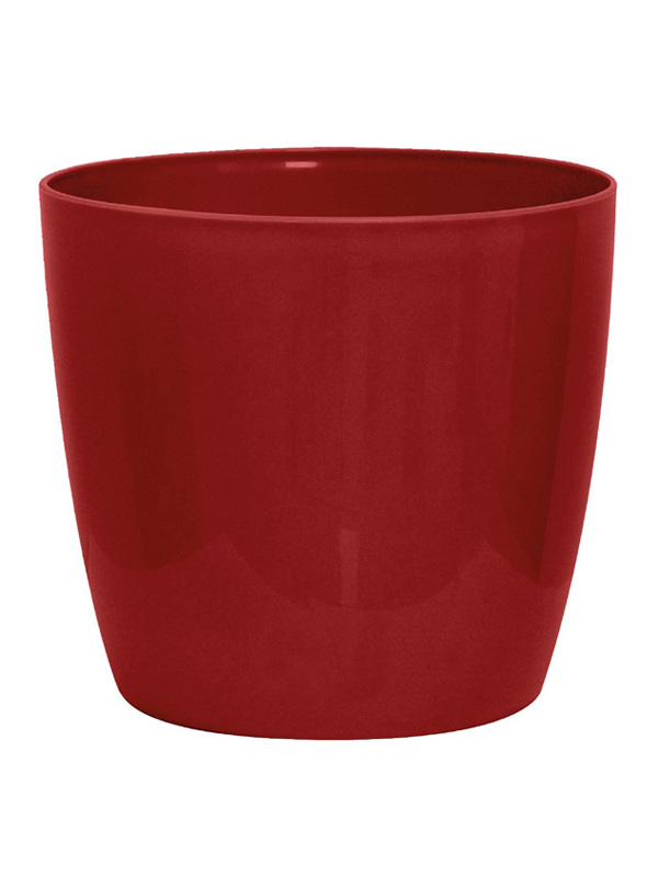 VASO PLASTIC VERVE D30 H27 ROSSO