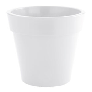 VASO ZEUS RESINA D60 H52 BIANCO GLOSS