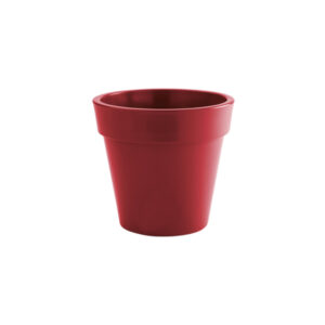 VASO ZEUS RESINA D30 H26 CREMISI GLOSS