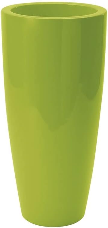 VASO RESINA TALOS GLOSS D43 H90 LIME