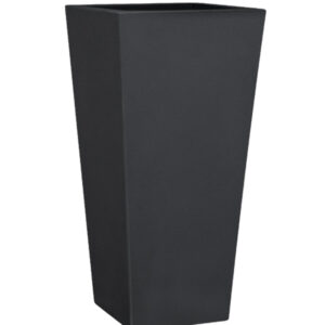 VASO RESINA EROS 38X38 H80 ANTRACITE