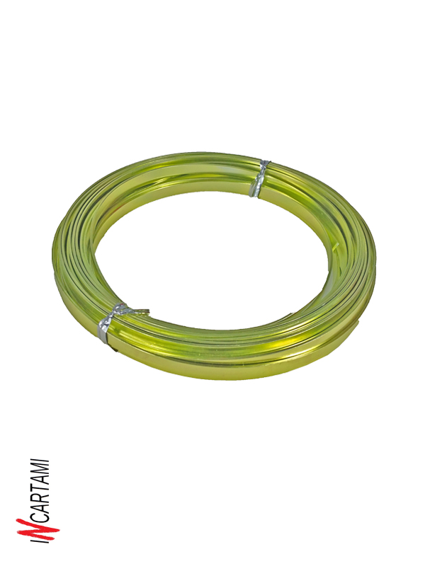 ROTOLO ALLUMINIO PIATTO 5MM8MT VERDE 14