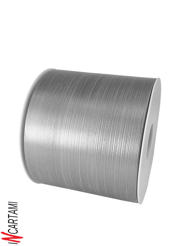 ROTOLO NASTRO PVC MODELLO ASPIDISTRA 103MM METRI 50 ARGENTO