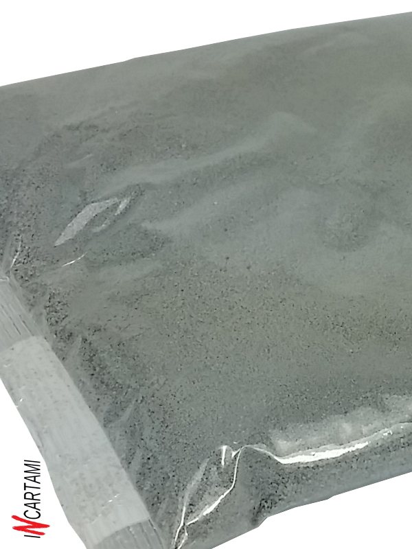 1 KG SABBIA COLORATA 04-07 MILLIMETRI PER COMPOSIZIONI FLOREALI HOBBY FAI DA TE GRIGIO 62 - immagine 4