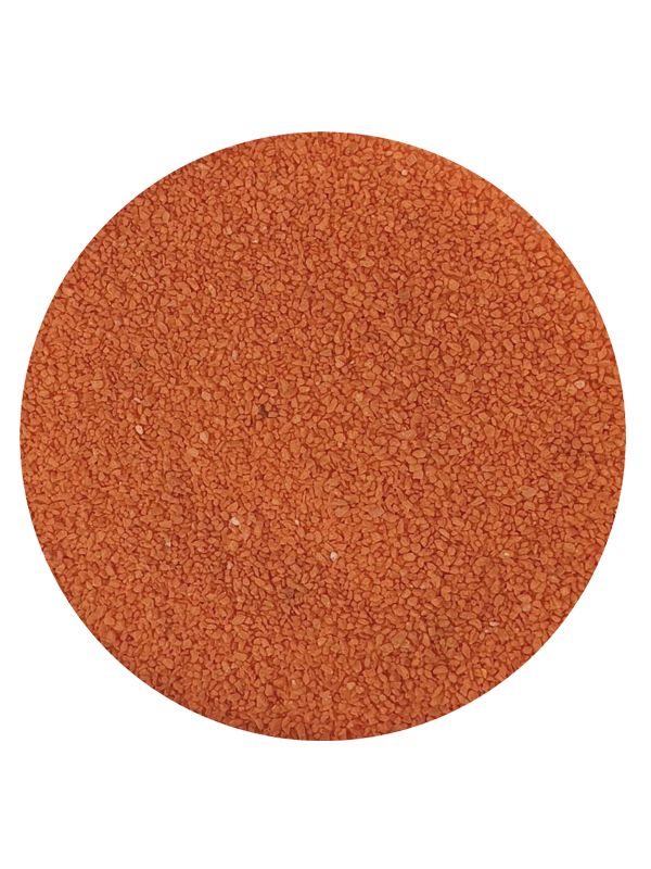 1 KG SABBIA COLORATA 04-07 MILLIMETRI PER COMPOSIZIONI FLOREALI HOBBY FAI DA TE ARANCIO - immagine 3