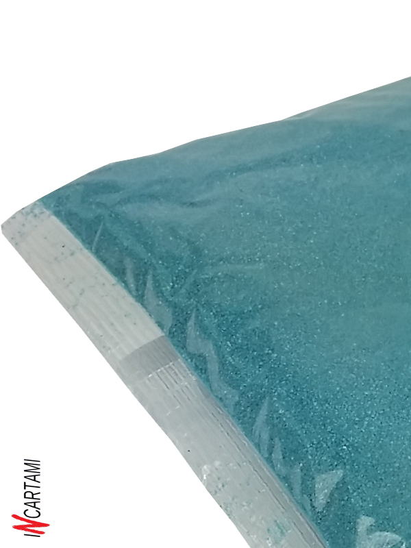 La sabbia TURCHESE PERLA da 1 kg, con una dimensione di 0 mm, di fai-da-te e hobby creativo. - immagine 4