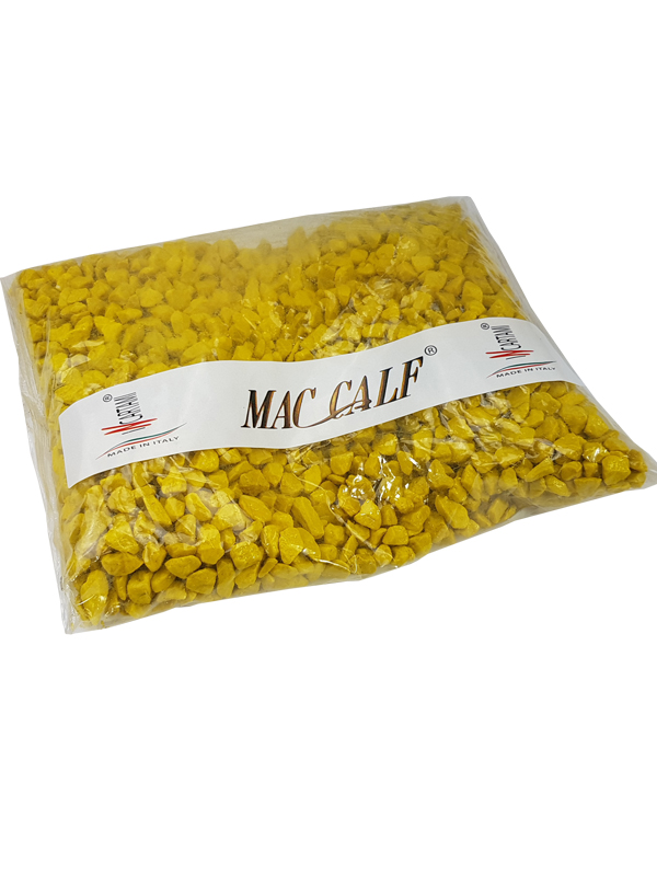 1 KG PIETRA COLORATA 05-07 MILLIMETRI PER COMPOSIZIONI FLOREALI HOBBY FAI DA TE GIALLO