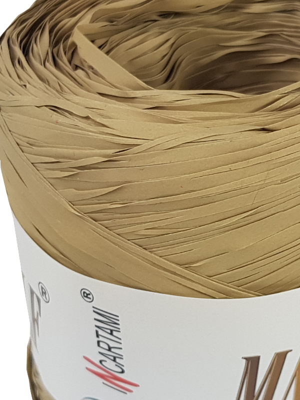 Rafia CAPPUCCINO Sintetica Piu Colori Disponibili Mac Calf Metri 200 Alta QUALITA' E Resistenza - immagine 2