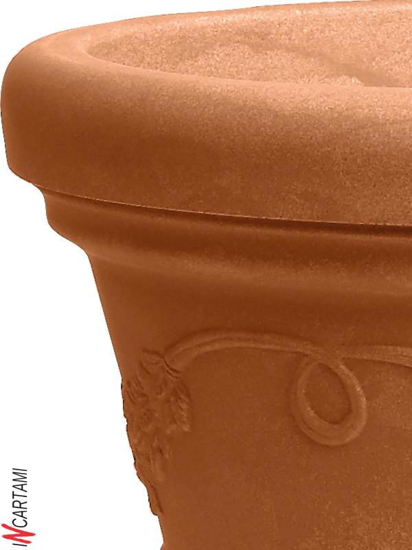 VASO RESINA BORDO FESTONATO D40 H22 - immagine 2