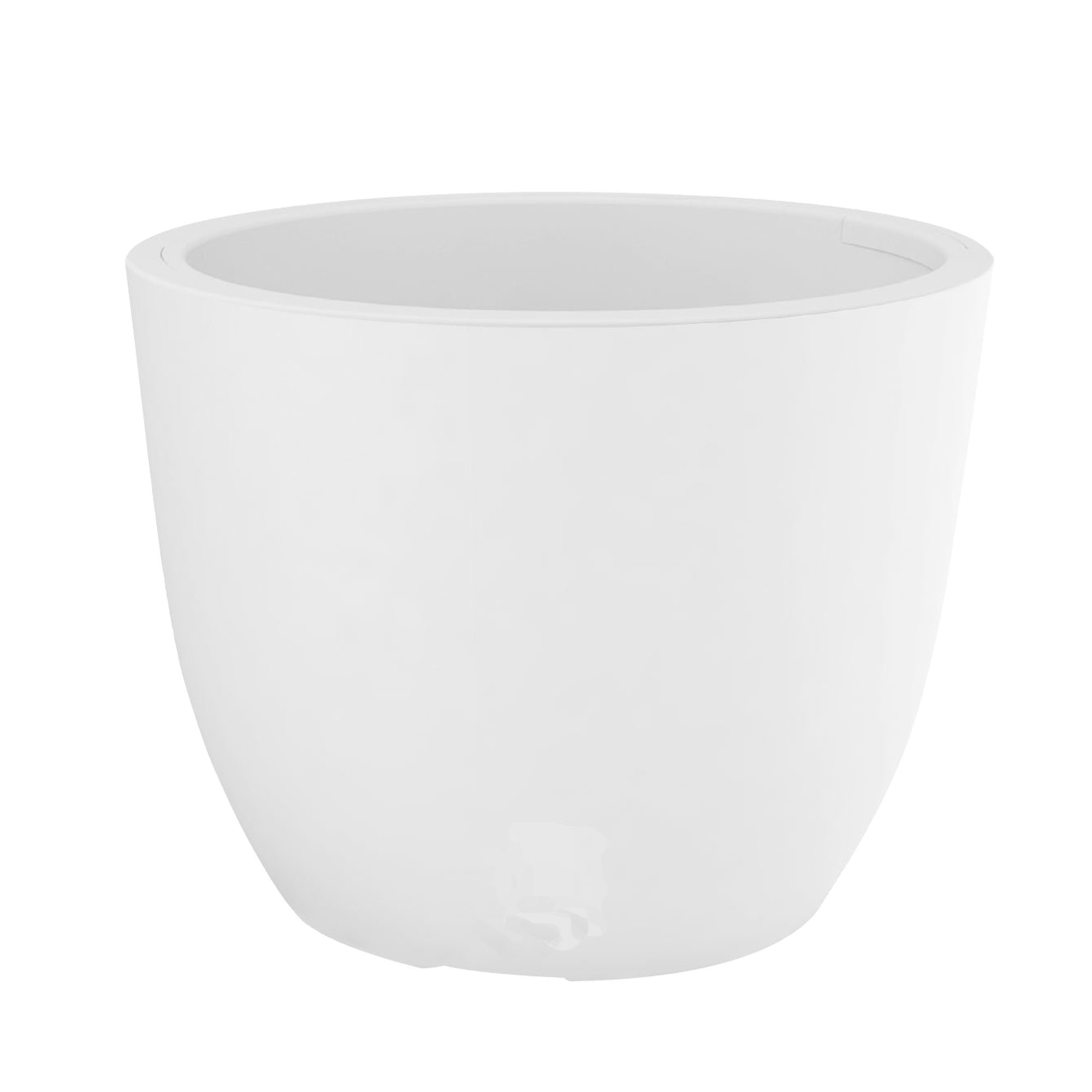 VASO CONCA STYLE D38 H30 BIANCO - immagine 4